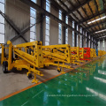 2 Tons Electric Folding Forklift Towable Vehicle Mounted Articulating  Boom Lift 30 Meters